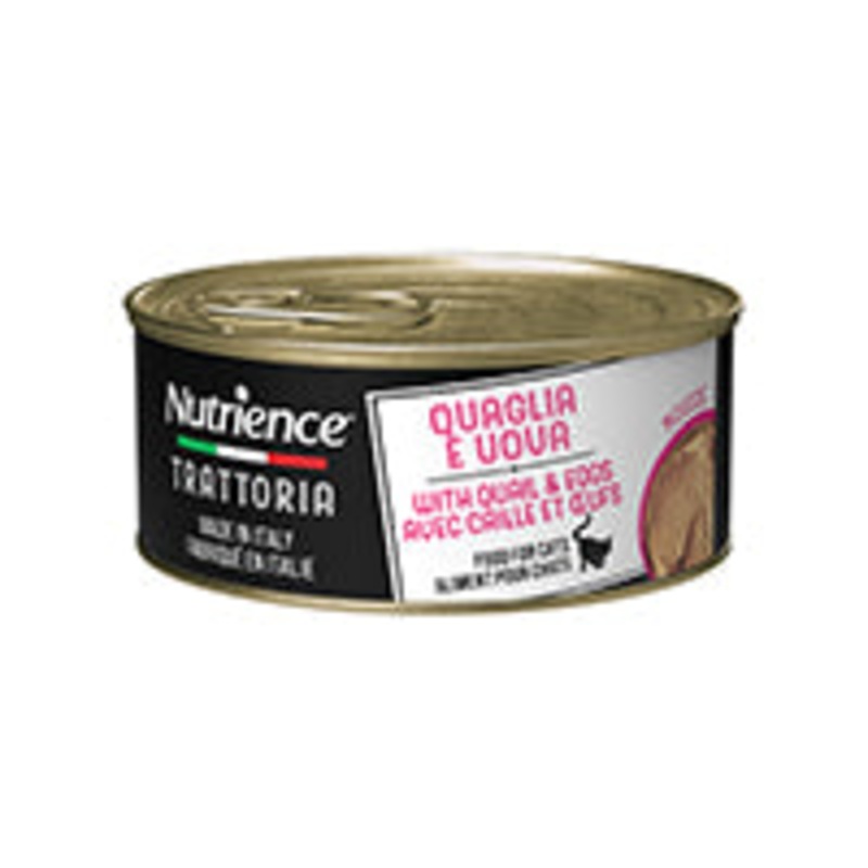 Nutrience Trattoria with Quail & Eggs Mousse Cat Food – 85 g Single 85g