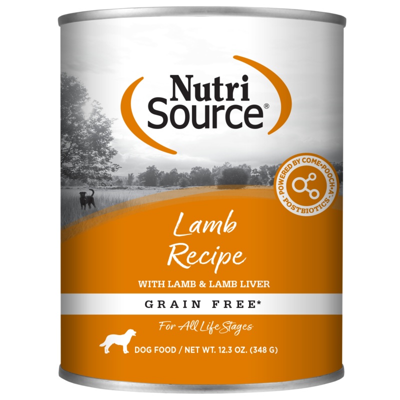 NutriSource Lamb Formula Healthy Grain Free Wet Dog Food 13 oz