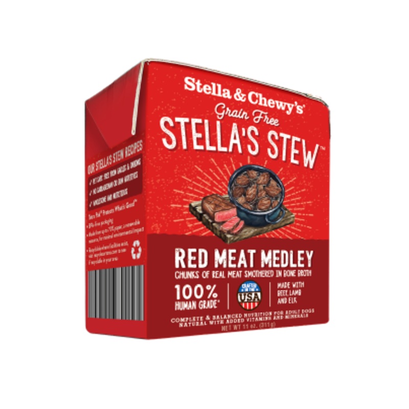 Stella and Chewy’s Red Meat Medley Stew Wet Dog Food 11 oz