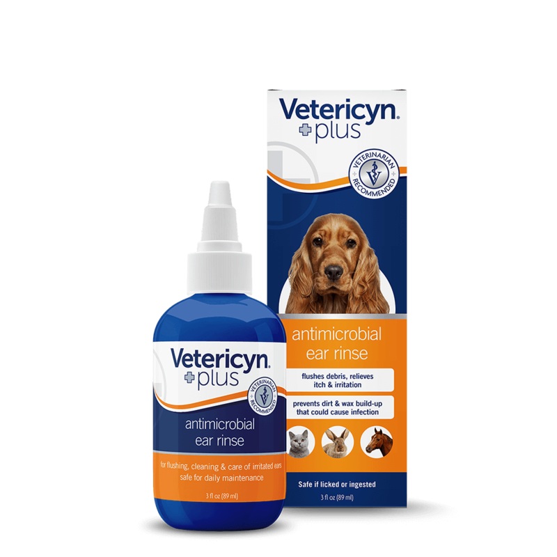 Vetericyn Plus Antimicrobial Ear Rinse 3 Fl Oz