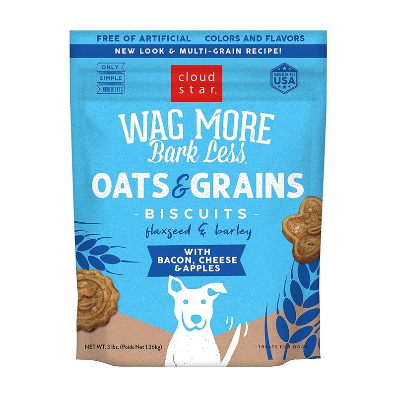 Wag More Bark Less Dog Biscuits – Bacon Cheese & Apples 3lb
