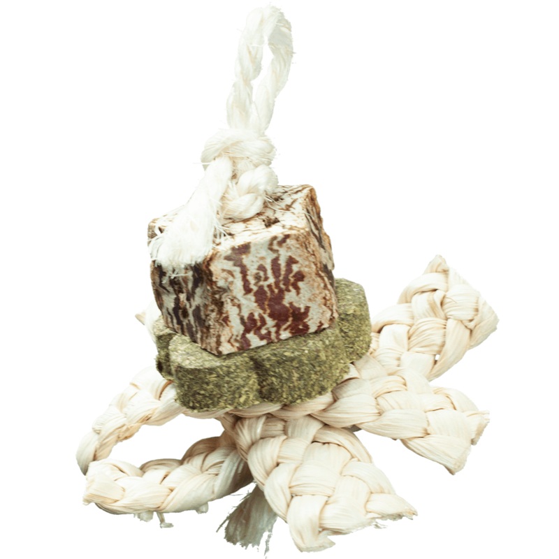 A&E Nibbles Hollow Braided Hay Chew