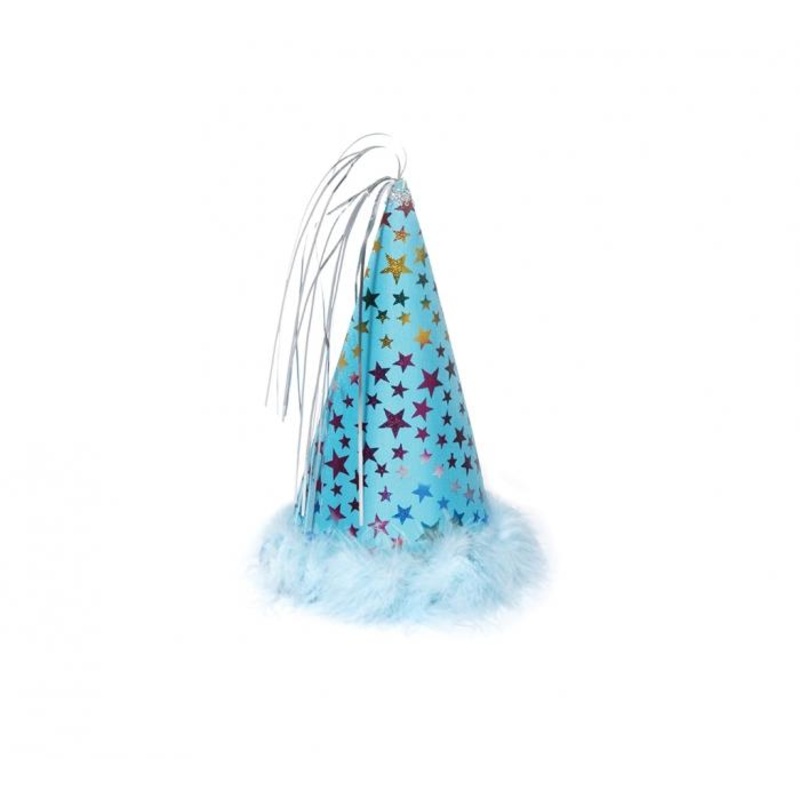 Charming Pet Party Hat, Blue