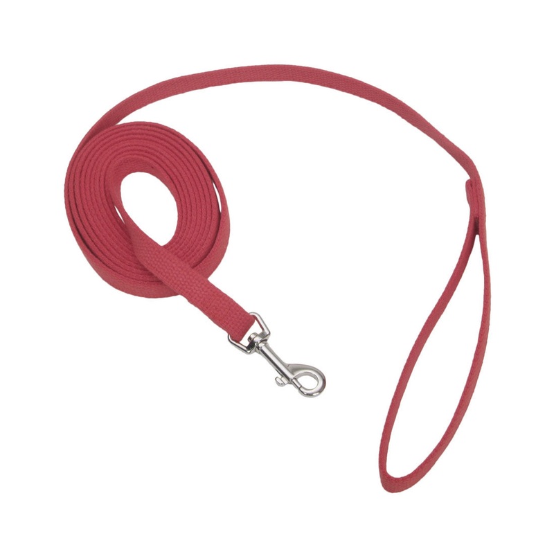 Coastal Pet Train Right! Cotton Web Dog Training Leash 5/8″ x 15′
