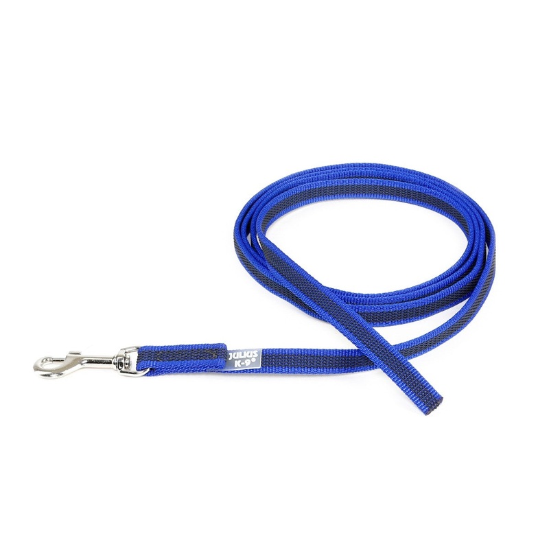 Color & Gray with Handle Leash – Blue-Gray Width 1.4 cm & Length 2 Meter