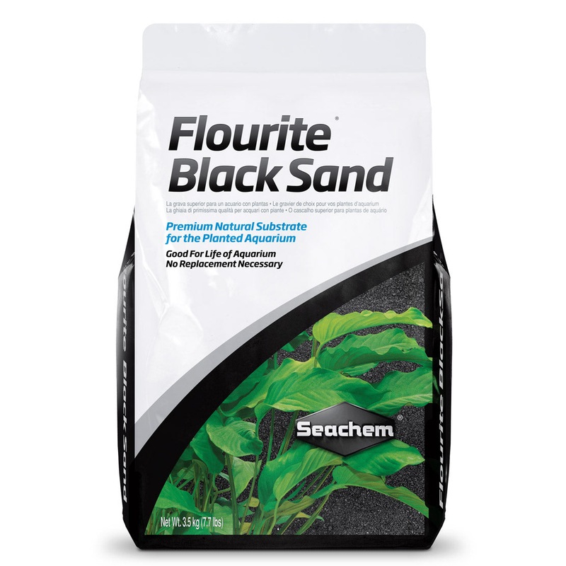 Flourite Black Sand Flourite Black Sand 3.5 kg / 7.7 lbs order multiples of 4 ONLY