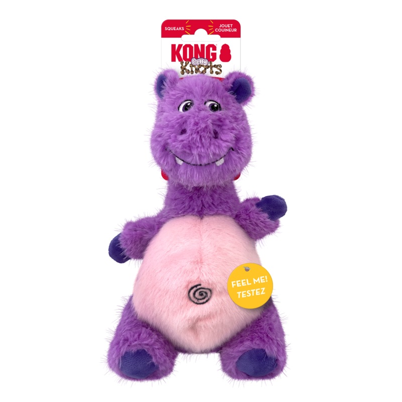 KONG Knots Belly Hippo Dog Toy Medium/Large