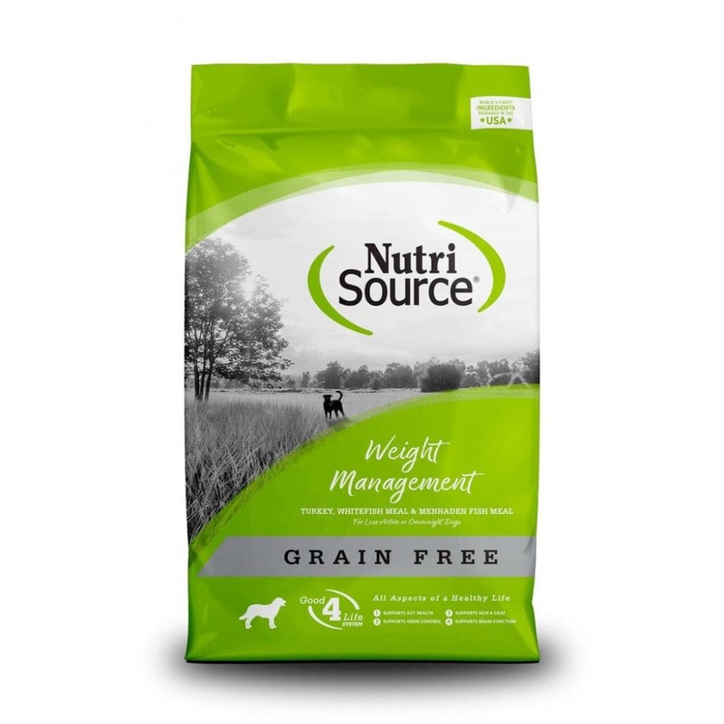 NutriSource Grain Free Weight Management Dry Dog Food 4 lb