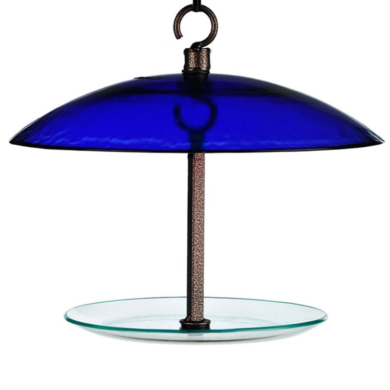 Petite Seed Cylinder Feeder, 4 Colors to Choose Petite Seed Cylinder, Cobalt Blue