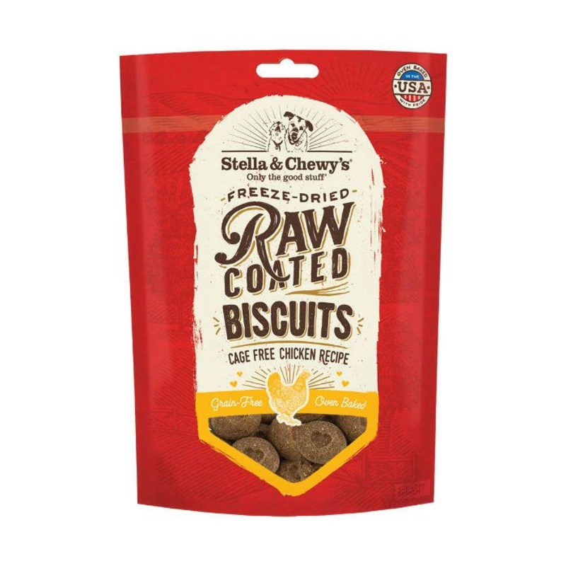 Stella & Chewy’s Raw Coated Biscuits – Cage Free Chicken Recipe 255g