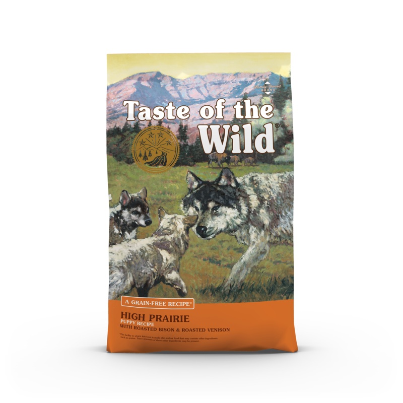 Taste of the Wild High Prairie Puppy Recipe with Roasted Bison and Roasted Venison 5lb