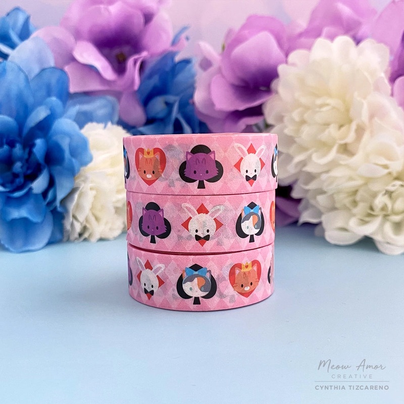 Wonderland Cats washi tape