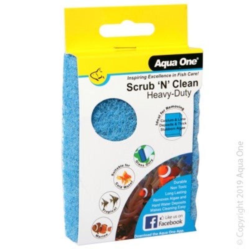 AQUA ONE SCRUB N CLEAN ALGAE PAD SMALL COARSE