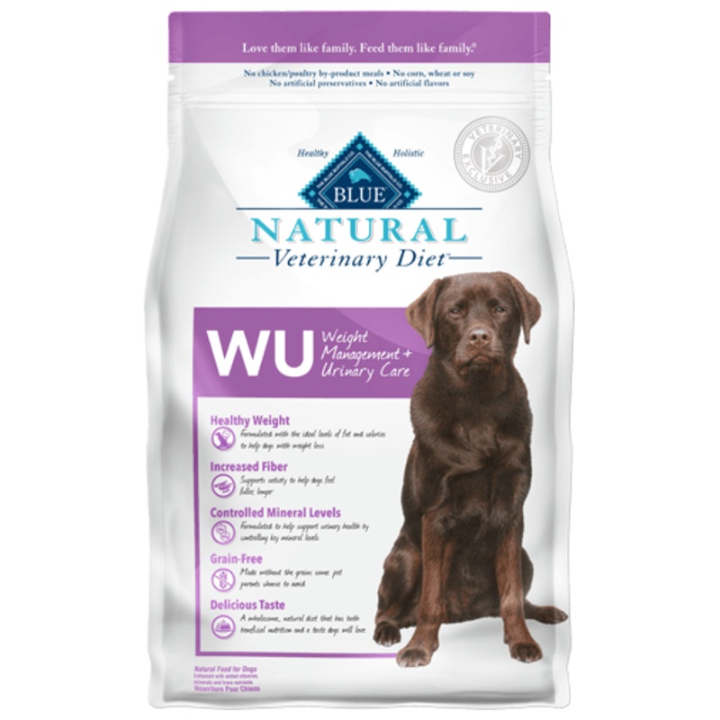 Blue Buffalo BLUE Natural Veterinary Diet WU Weight Management + Urinary Care Dry Dog Food 6-lb SPECIAL ORDER 3-7 DAYS