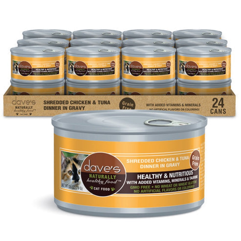 Friskies Prime Filets Chicken & Tuna Dinner in Gravy Canned Cat Food (Copy) 2.8 oz