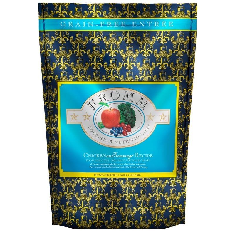 Fromm Four-Star Nutritionals  Chicken Au Frommage Recipe Food for Cats 4 lb