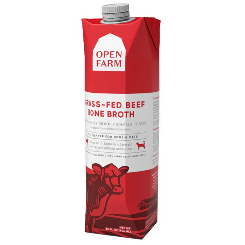 Grass-Fed Beef Bone Broth for Dogs & Cats – 32oz.