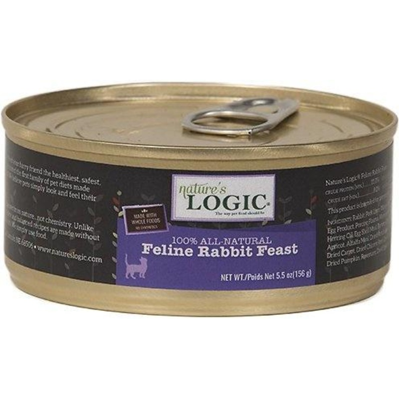 Nature’s Logic Feline Rabbit Dinner Feast Canned Cat Food