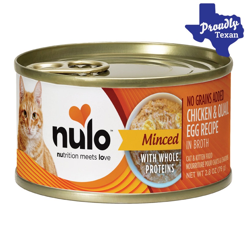 Nulo Minced Chicken and Whole Quail Egg Wet Cat Food 2.8 oz