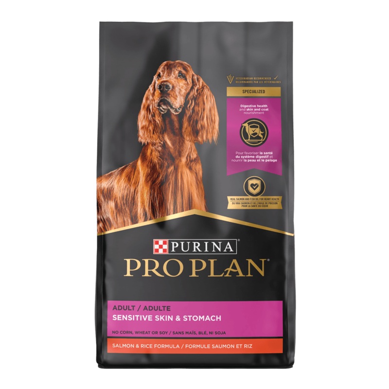 Purina Pro Plan Adult Sensitive Skin & Stomach Salmon & Rice Formula Dry Dog Food