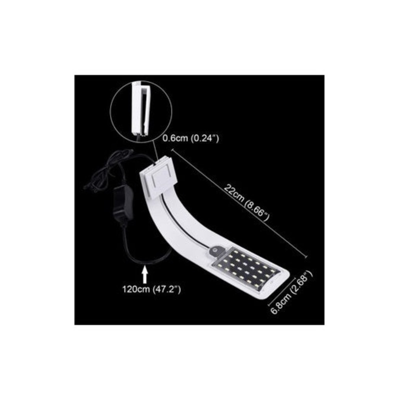 Roxin LED Top Light-10W-White & Blue Light[Color – White, Power – 10W]
