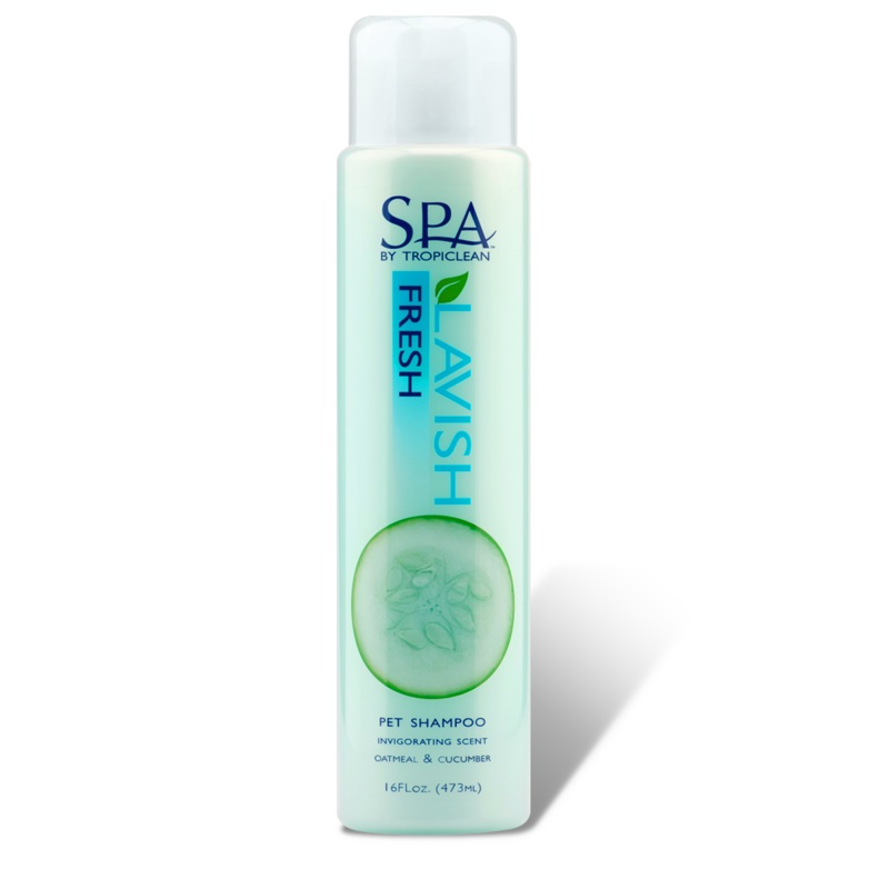 Tropiclean Cucumber and white tea Spa Fresh Shampoo For Pets