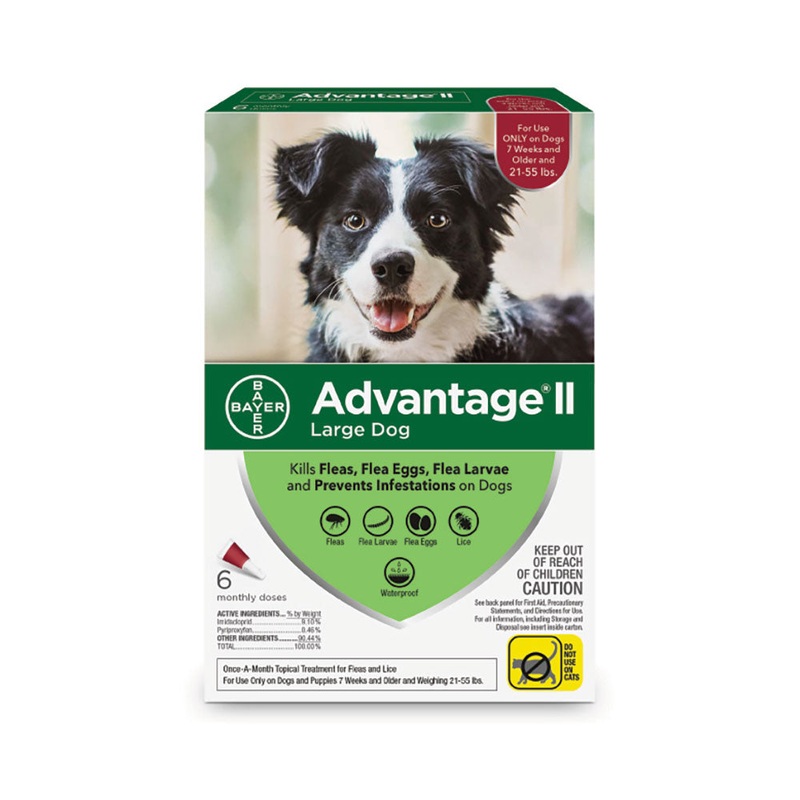 Advantage II Flea Treatment for Large Dog 6 Dose