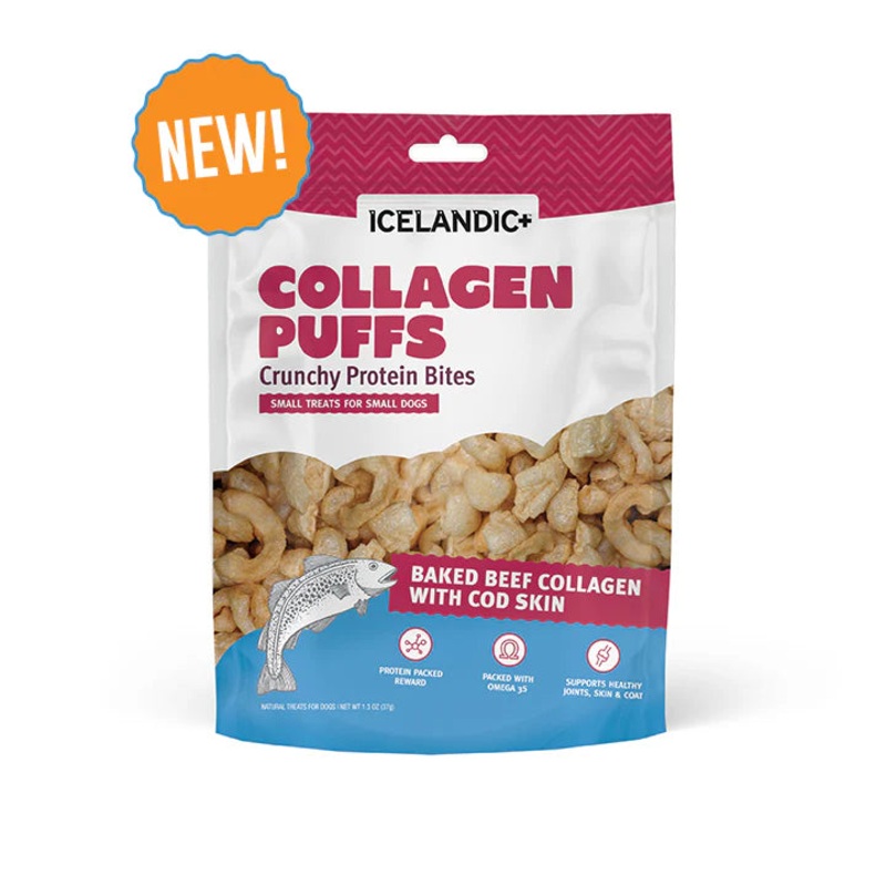 Beef Collagen Puffs with Cod Skin Treats for Cats –  .5oz