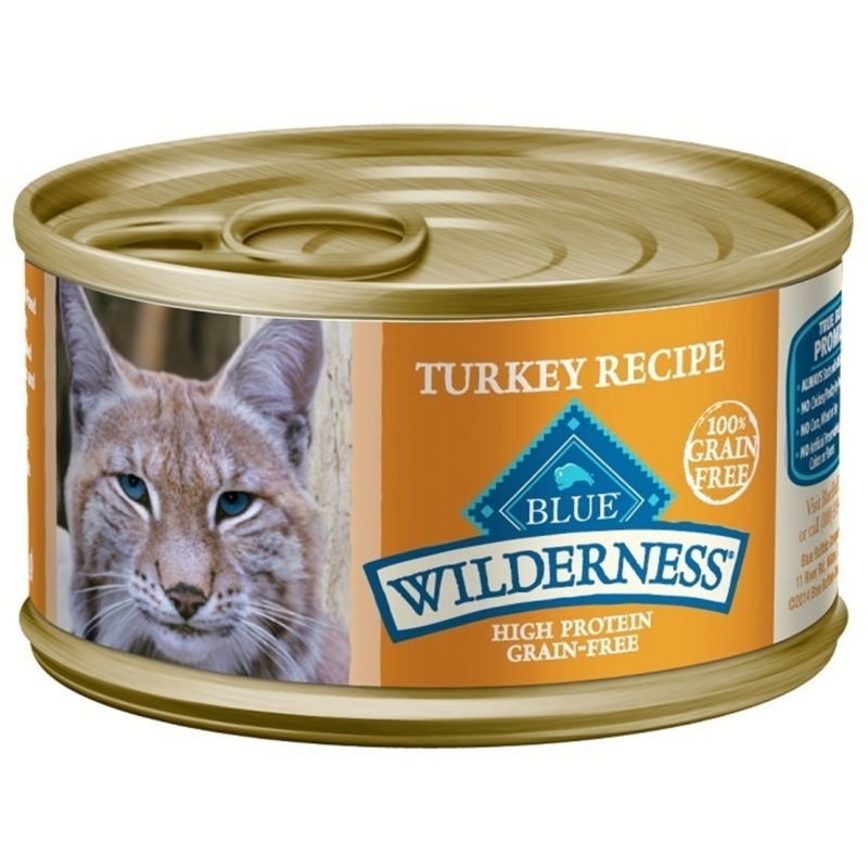 Blue Buffalo Wilderness High-Protein Grain-Free Adult Turkey Recipe Canned Cat Food