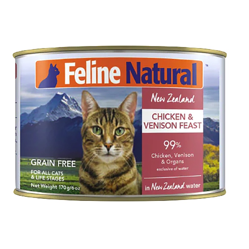 Chicken & Venison Feast Grain-Free Wet Canned Cat Food 6oz, case of 12