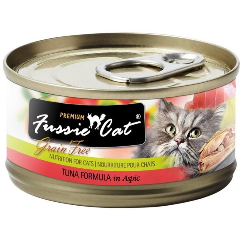 Fussie Cat Premium Grain Free Tuna Formula in Aspic Canned Cat Food
