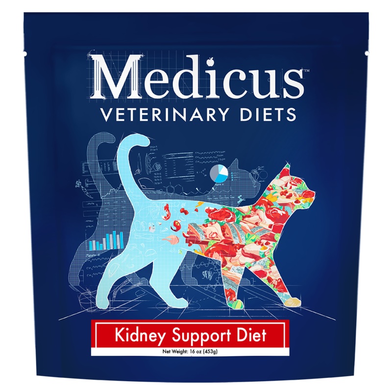 Medicus Veterinary Diet Kidney Support Diet for Cats – 16oz Nuggets