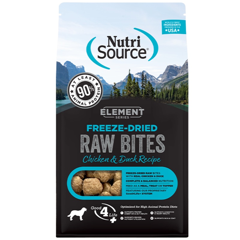 NutriSource Dog Element FD Raw Bites Chicken & Duck 280g