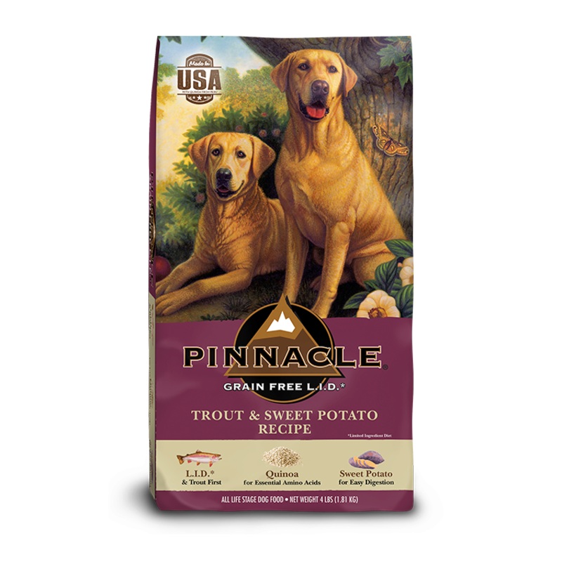 Pinnacle Pet  Grain-Free Trout & Sweet Potato Recipe Dry Dog Food