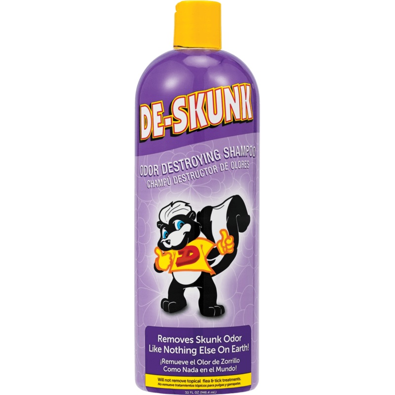 SynergyLabs De-Skunk Odor Destroying Shampoo 32 oz