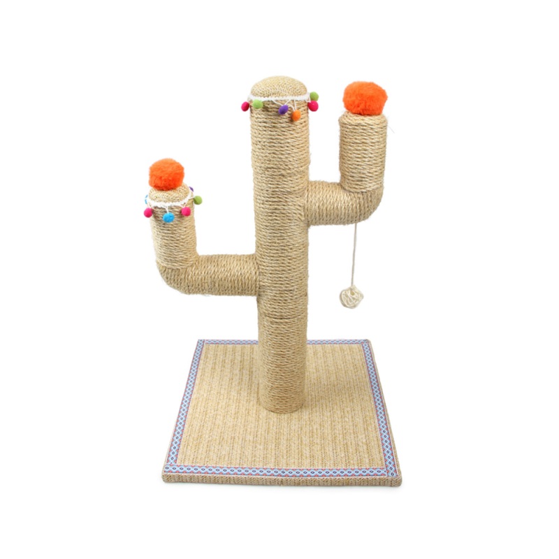 Whisker Fiesta – Cactus Cat Scratching Post