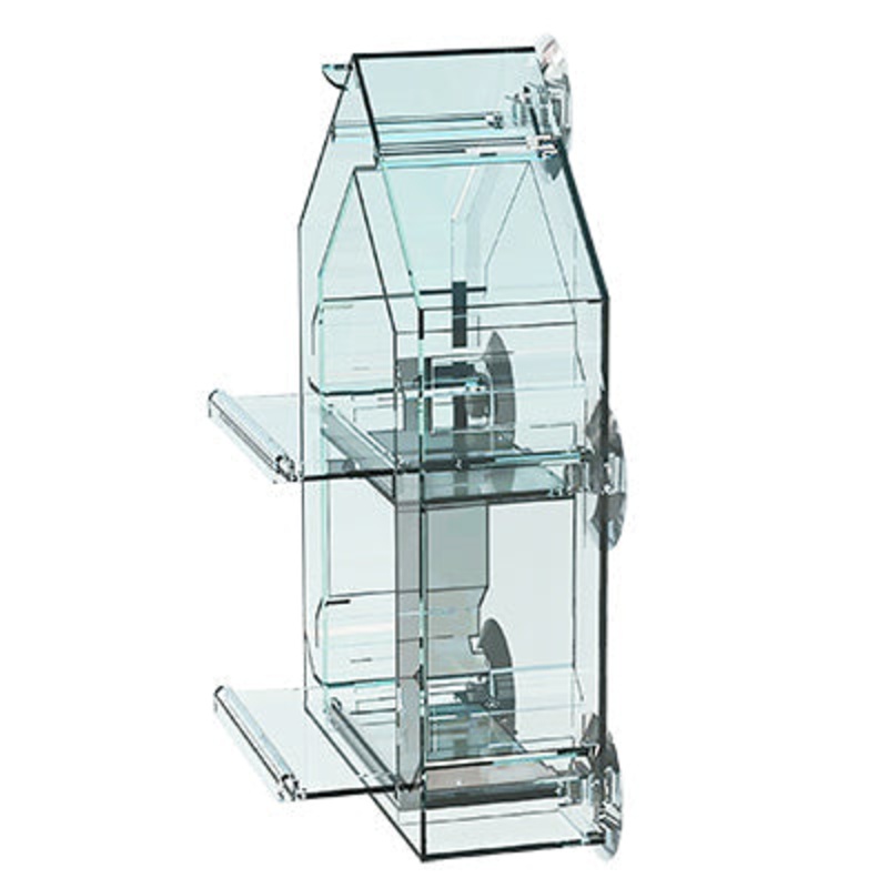 Woodlink Sneak-a-Peek Heavy Duty Crystal Clear Polycarbonate House Window Seed Feeder Clear