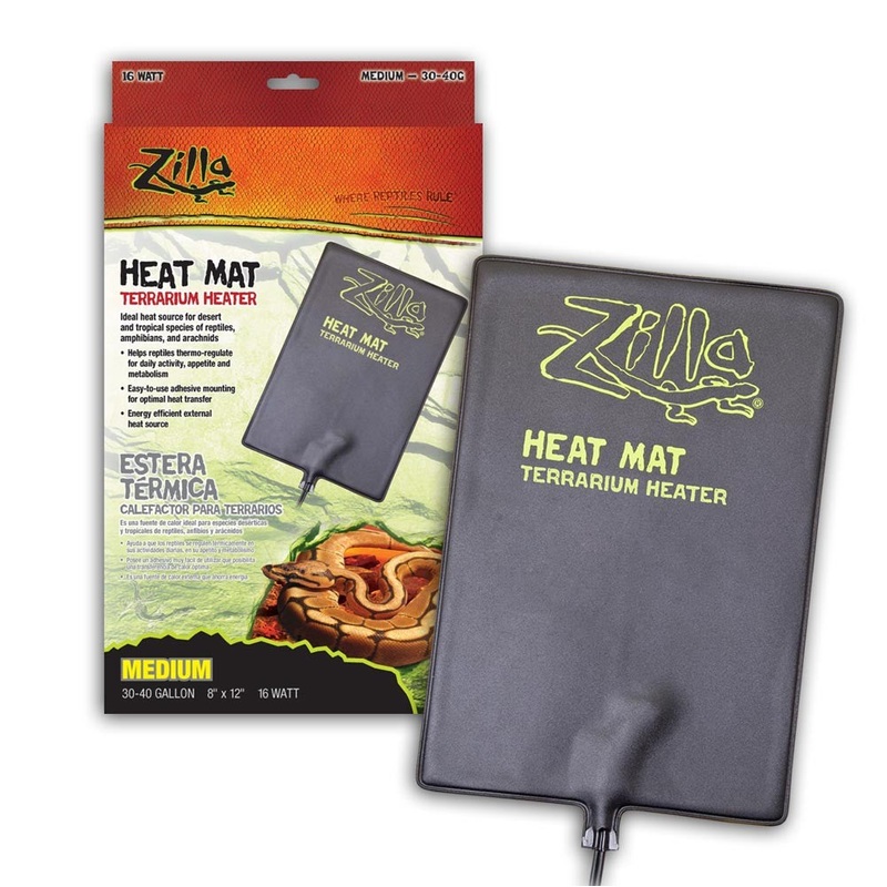 ZILLA Heat Mat Medium 30-40gal 8X12″ 16W