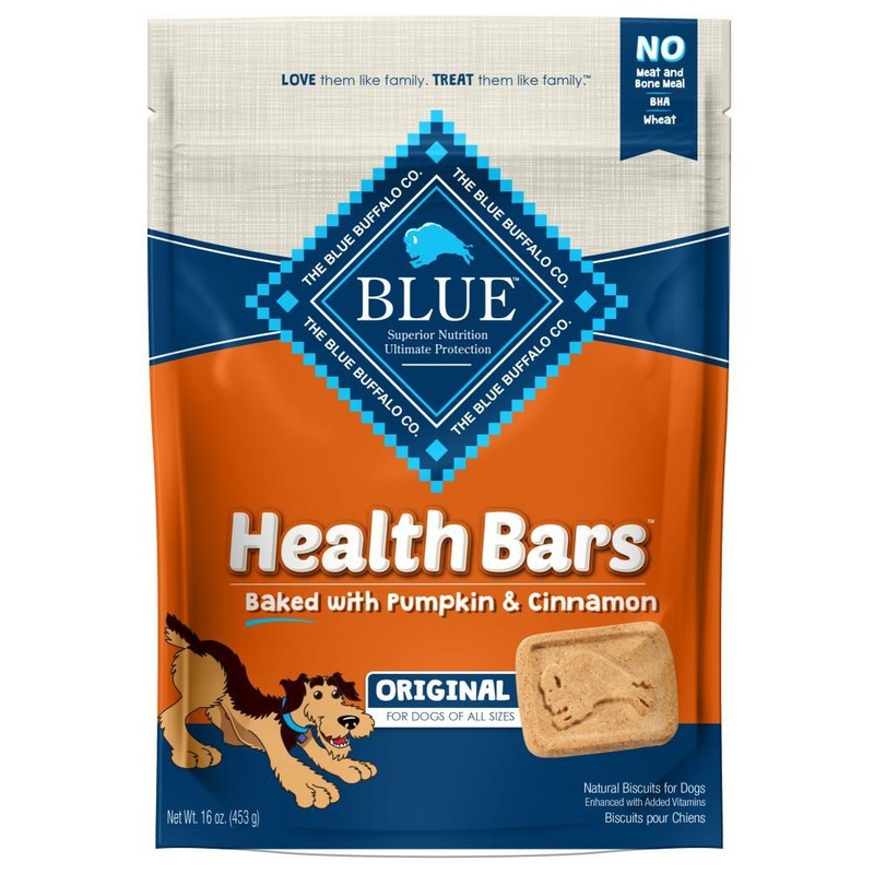 Blue Health Bars Baked With Pumpkin & Cinnamon Dog Treats