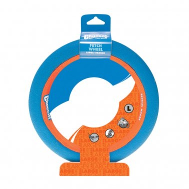 Chuckit! Fetch Wheel Dog Toy Large Orange/Blue