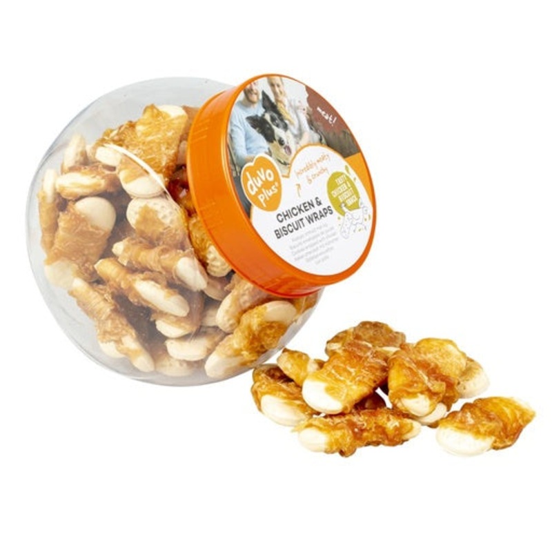 Duvo+ Meat Chicken & Biscuit Wraps 400g[Weight – 400g]