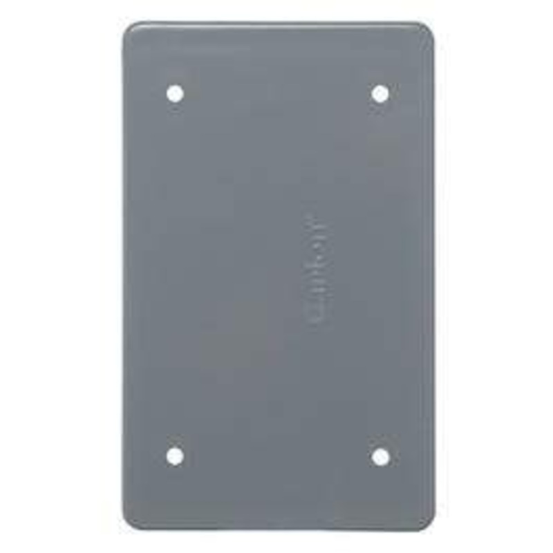 Field Service PVC Blank Box Cover, With Mounting Screws