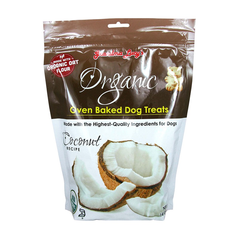 Grandma Lucys Organic Oven Baked Coconut Recipe Dog Treats 14 Oz