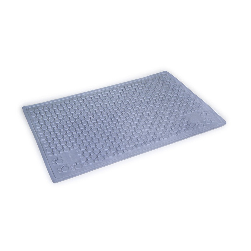 Petlinks Purr-Fect Paws Cat Litter Mat Gray Color Medium