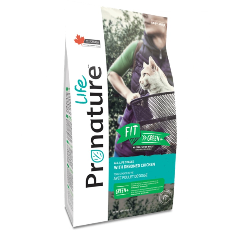 ProNature Life Fit Green All Life Stages with Deboned Chicken Cat Food