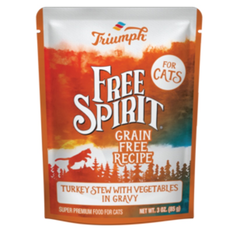 Triumph Free Spirit Grain Free Turkey Stew with Vegetables Cat Food