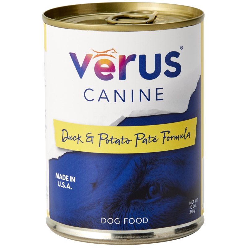 Verus Canine Duck & Potato Pate Formula Cans 13oz – 12 case
