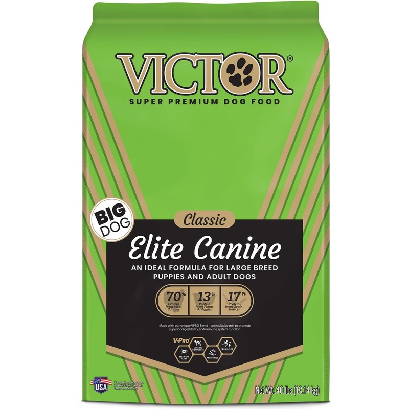VICTOR Classic Elite Canine Dry Dog Food, 40 lb