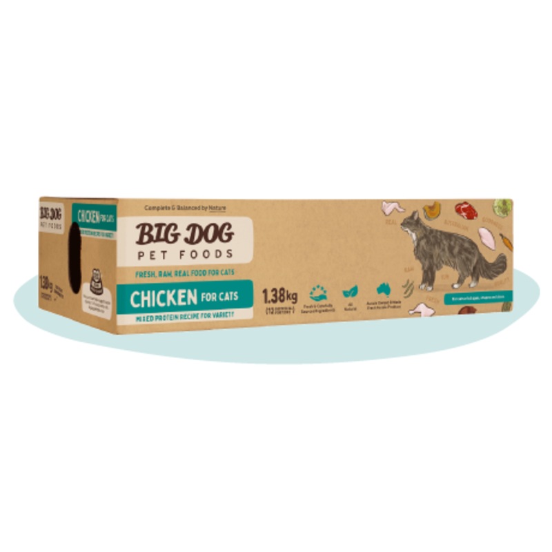 BIG DOG BARF CAT CHICKEN 1.38KG