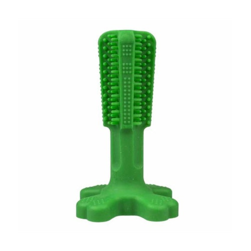 Duvo+ Chew ‘n Play Brush,Green[Size – M]